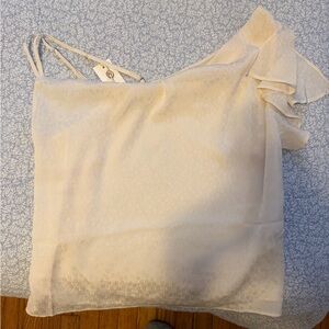 Heartloom Cream Textured Top